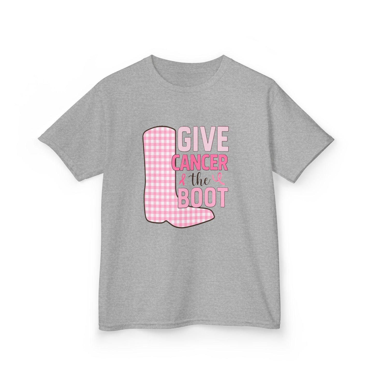 Give Cancer the Boot: Dinosaur Christmas Tee