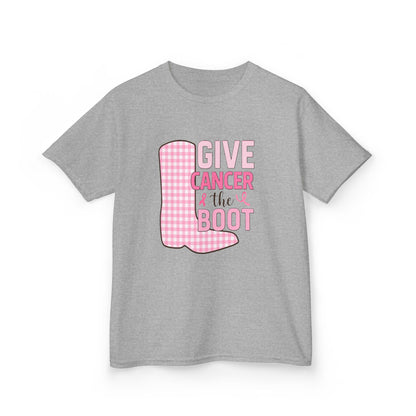 Give Cancer the Boot: Dinosaur Christmas Tee