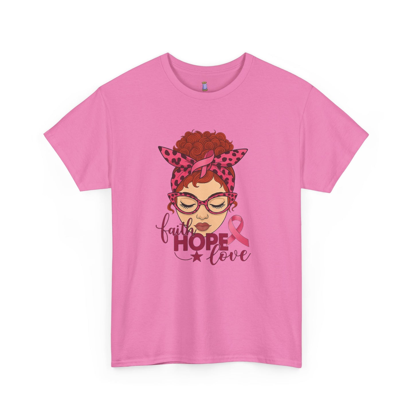 Empowering Cancer Awareness Tee, Hope Love Pink Ribbon Shirt, Inspirational Unisex Tee, Gifts for Breast Cancer Awareness, Supportive [...]