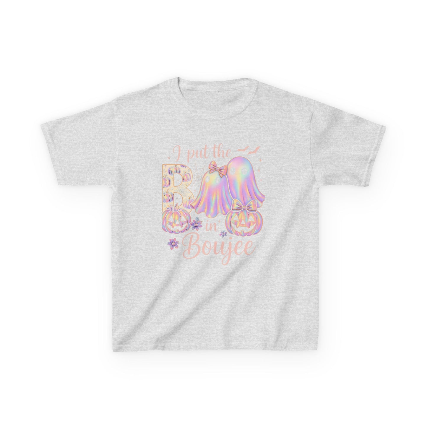 Boujee Halloween Tee: Pastel Ghosts & Pumpkins