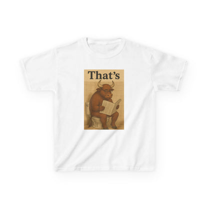 Bull Market Bathroom Break - Funny Kids Tee