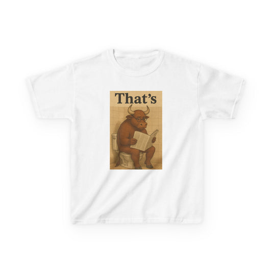 Bull Market Bathroom Break - Funny Kids Tee