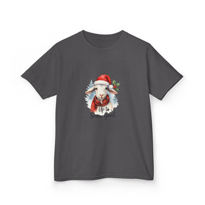 Goat Santa Christmas Tee - Up to Snow Good!