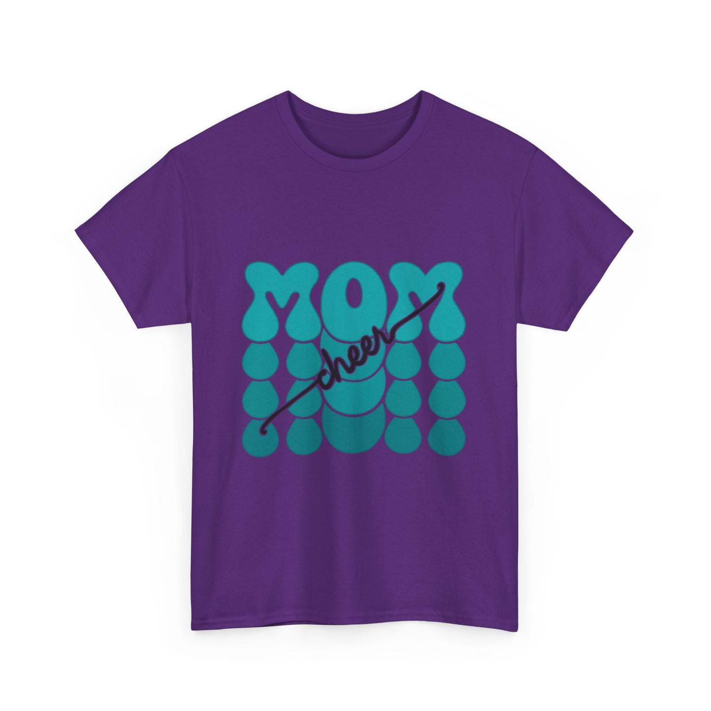 MOM Cheer – Turquoise Spirit Tee