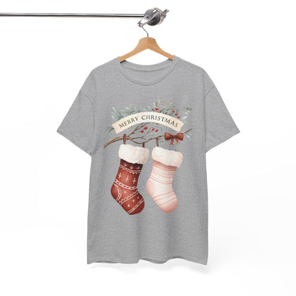 Watercolor Christmas Stocking Tee - Hope & Love