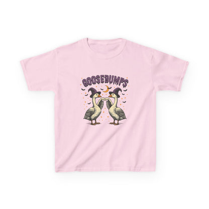 Goosebumps Halloween Kids Tee - Spooky Goose Graphic
