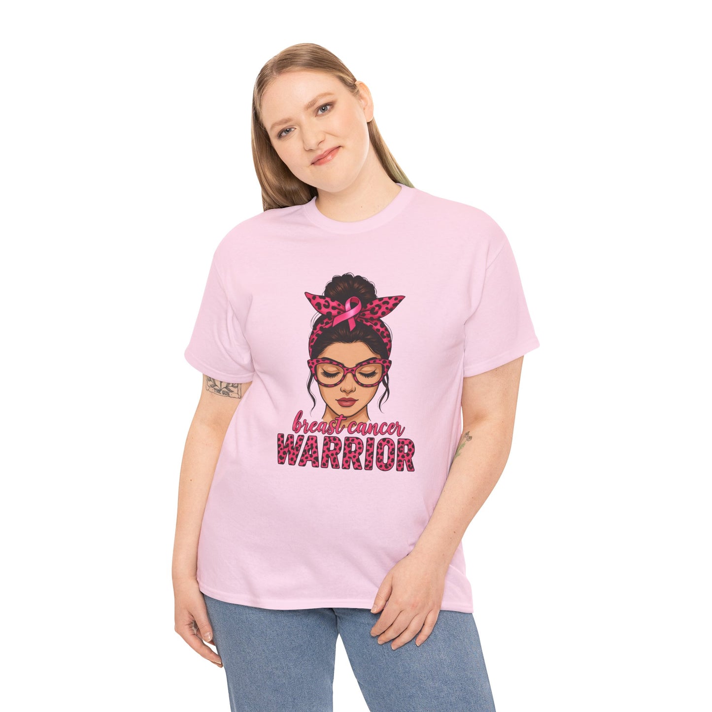 Breast Cancer Warrior Tee, Inspirational T-Shirt for Survivors, Supportive Gift for Cancer Awareness Events, Unisex Cotton Top, [...]