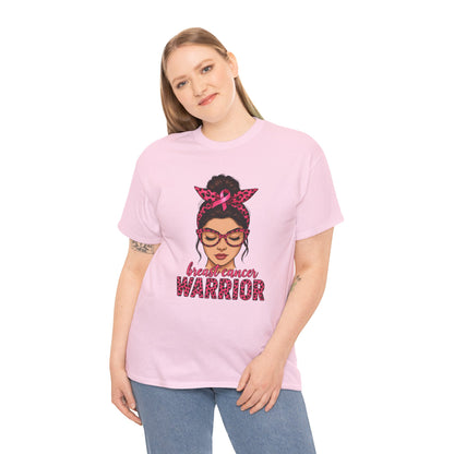 Breast Cancer Warrior Tee, Inspirational T-Shirt for Survivors, Supportive Gift for Cancer Awareness Events, Unisex Cotton Top, [...]