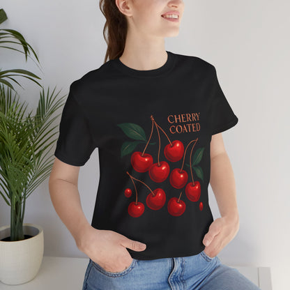 Cherry Coated Tee — Vintage Cherry Graphic T-Shirt