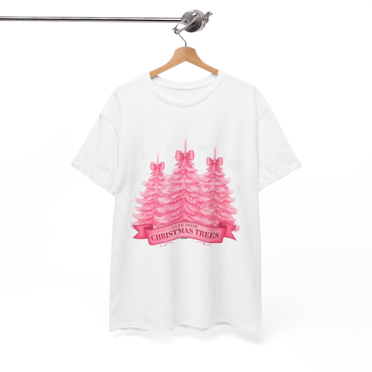 Farm Fresh Pink Christmas Tree Tee