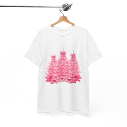 Farm Fresh Pink Christmas Tree Tee