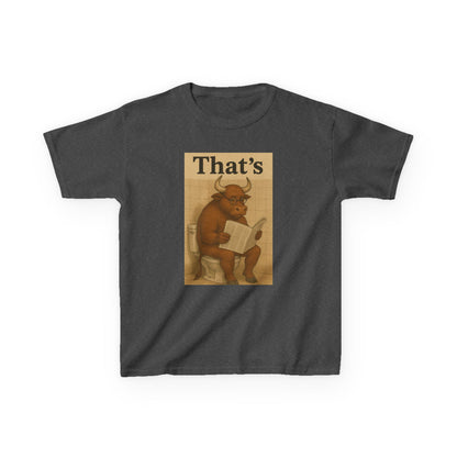 Bull Market Bathroom Break - Funny Kids Tee