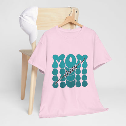 MOM Cheer – Turquoise Spirit Tee