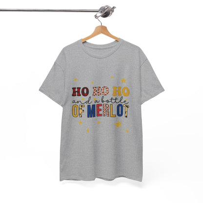 HO HO HO & Merlot Christmas Tee