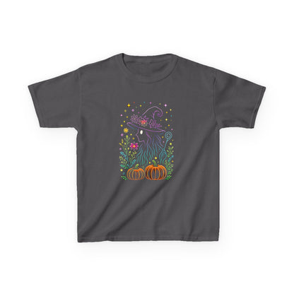 Pastel Witch Silhouette Dinosaur Tee - Holiday Fun!