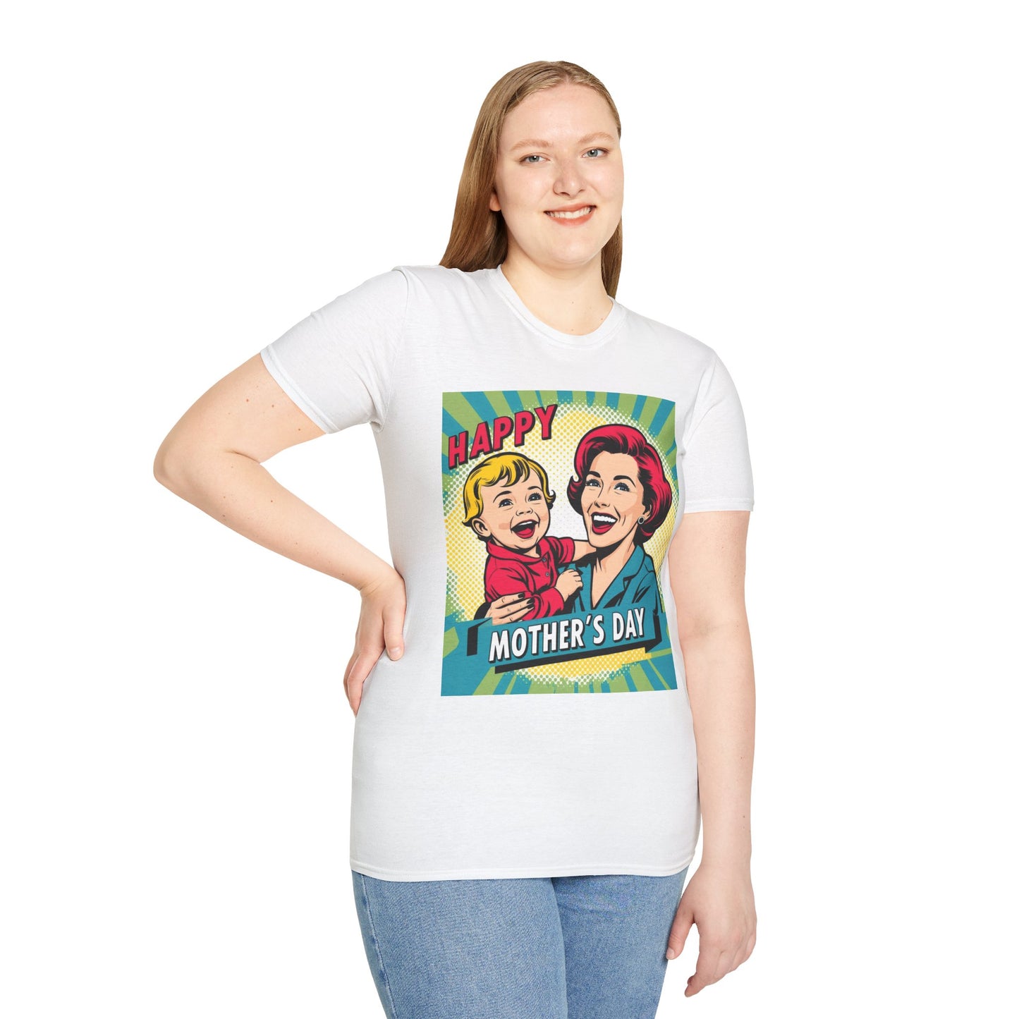 Happy Mother's Day Unisex T-Shirt, Vintage Graphic Tee, Gift for Mom, Celebration Apparel, Mother's Day Presents, Comfortable Casual Wear