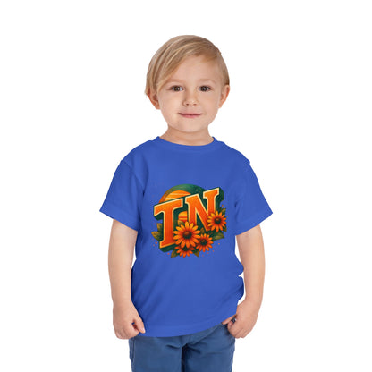 Toddler Tee Sunflower Sunset Design