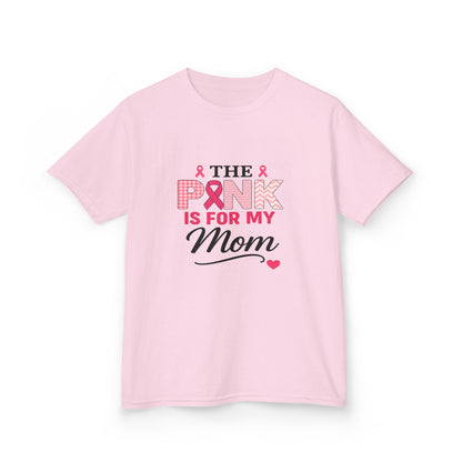 Pink for Mom Breast Cancer Awareness Dinosaur Tee