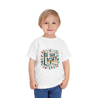 Christmas Toddler Tee - BE THE LIGHT, Matthew 5:14