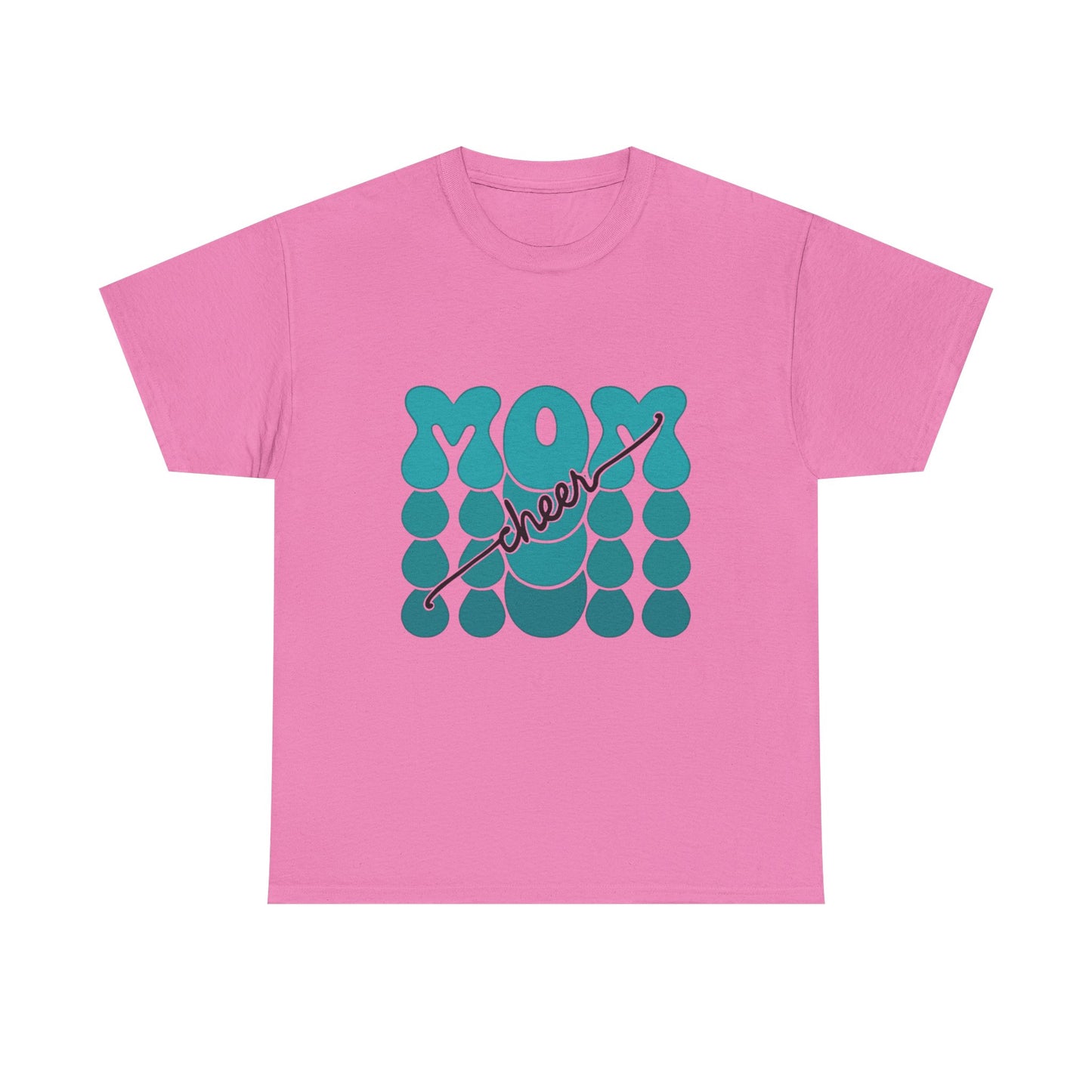 MOM Cheer – Turquoise Spirit Tee