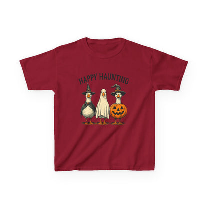 Happy Haunting Goose Halloween Kids Tee