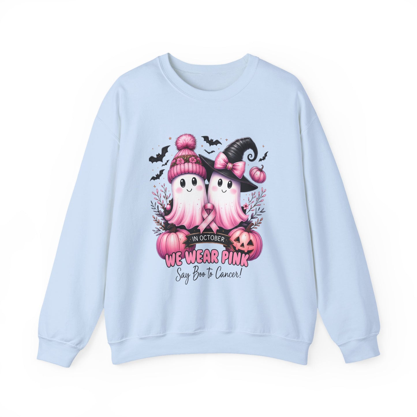 Boo-tiful Breast Cancer Awareness Halloween Crewneck