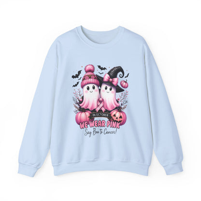 Boo-tiful Breast Cancer Awareness Halloween Crewneck