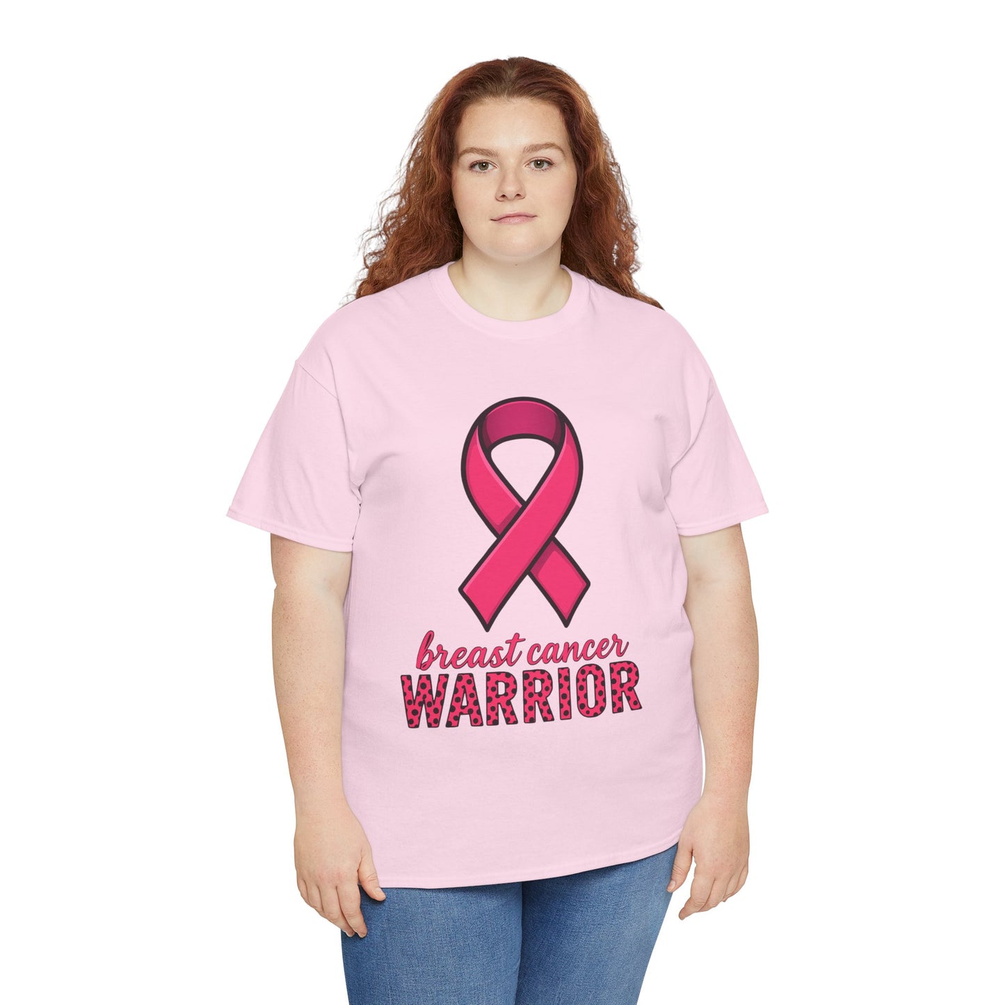 Breast Cancer Warrior Pink Ribbon Tee