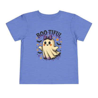 Boo-tiful Ghost Halloween Toddler Tee