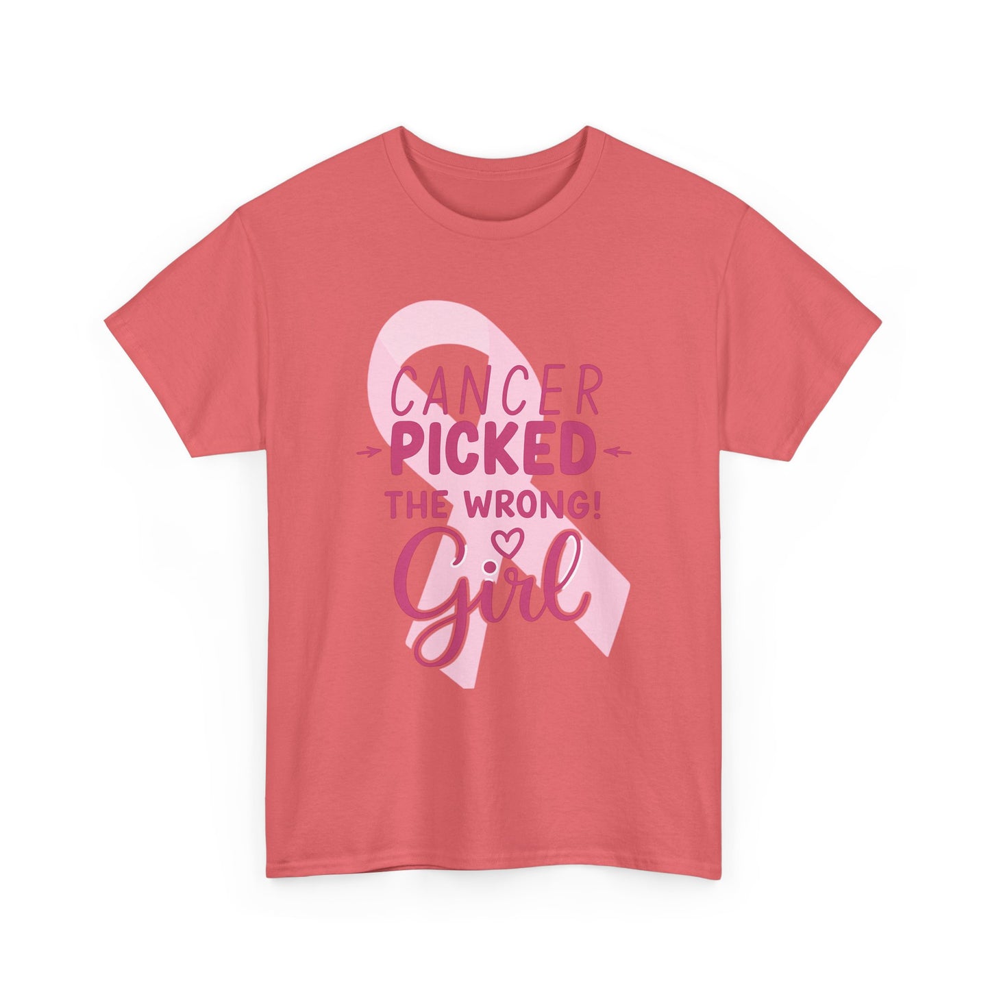 Cancer: The Wrong Picked Girl - Pink Ribbon Tee