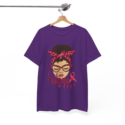Hope, Faith, Love: Breast Cancer Awareness Tee