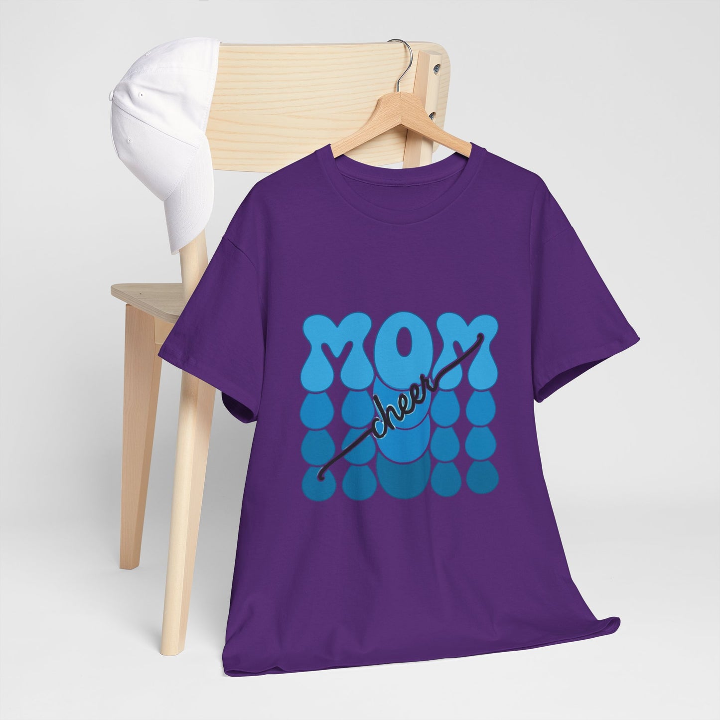 Blue Mom Cheer T-Shirt