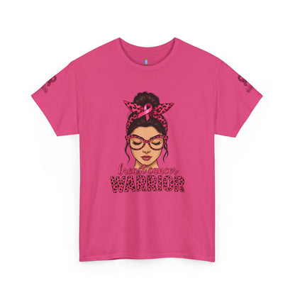 Breast Cancer Warrior Tee, Inspirational T-Shirt for Survivors, Supportive Gift for Cancer Awareness Events, Unisex Cotton Top, [...]