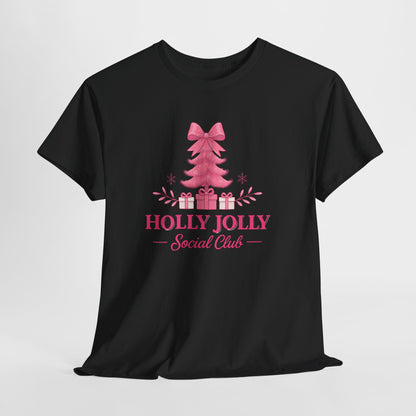 Holly Jolly Pink Tree Tee