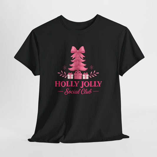 Holly Jolly Pink Tree Tee