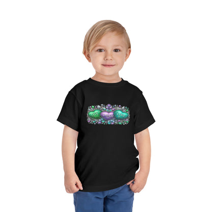 Toddler Tee Live Laugh Love Floral Design