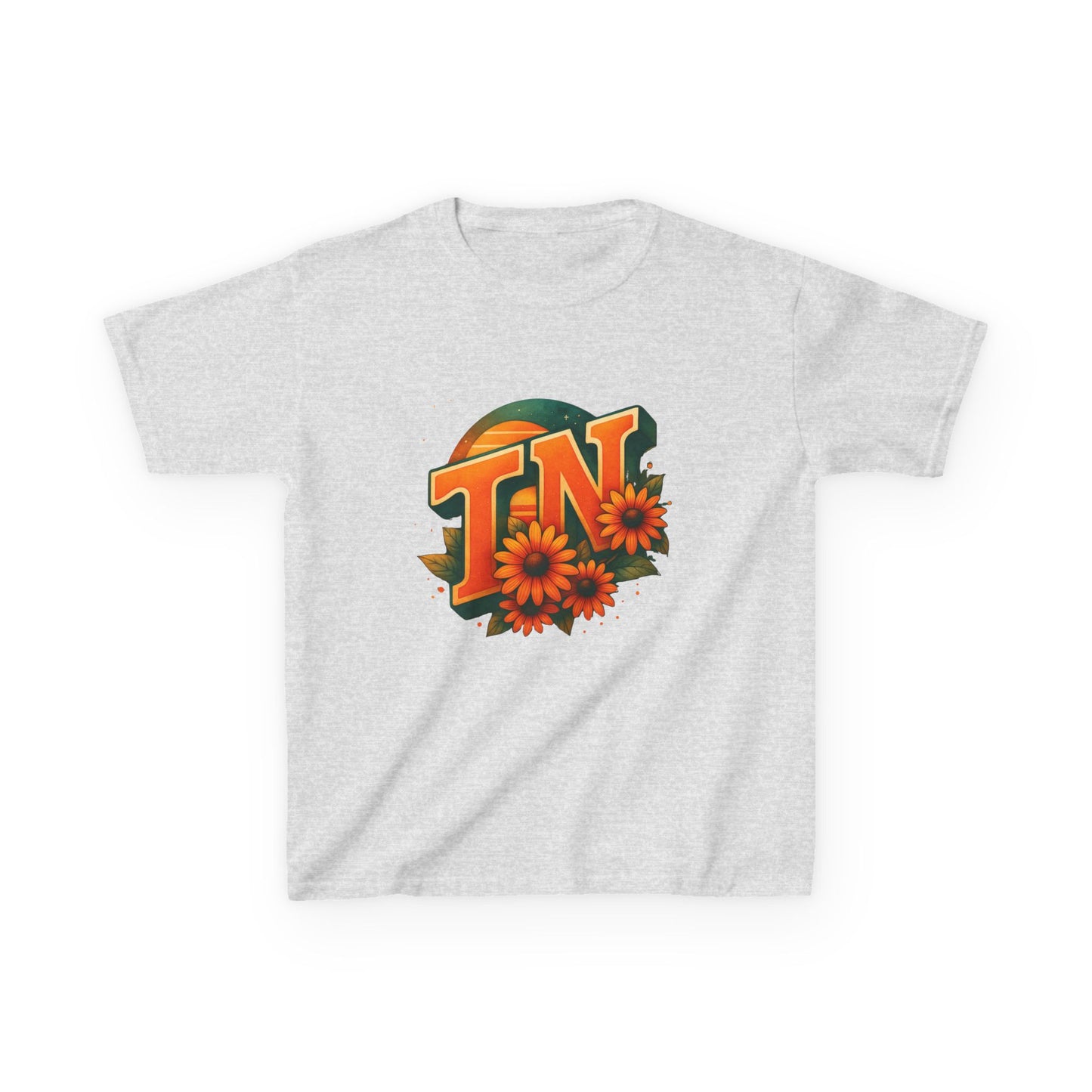 TN Sunset Dino Christmas Kids Tee