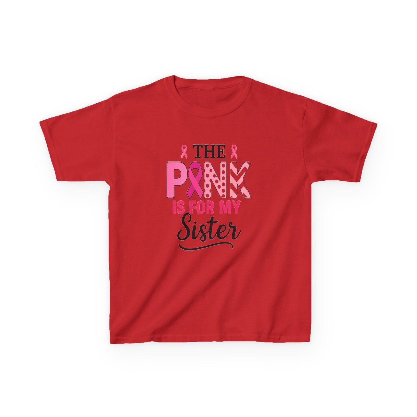 Pink Ribbon Sister Tee: Breast Cancer Awareness Gift