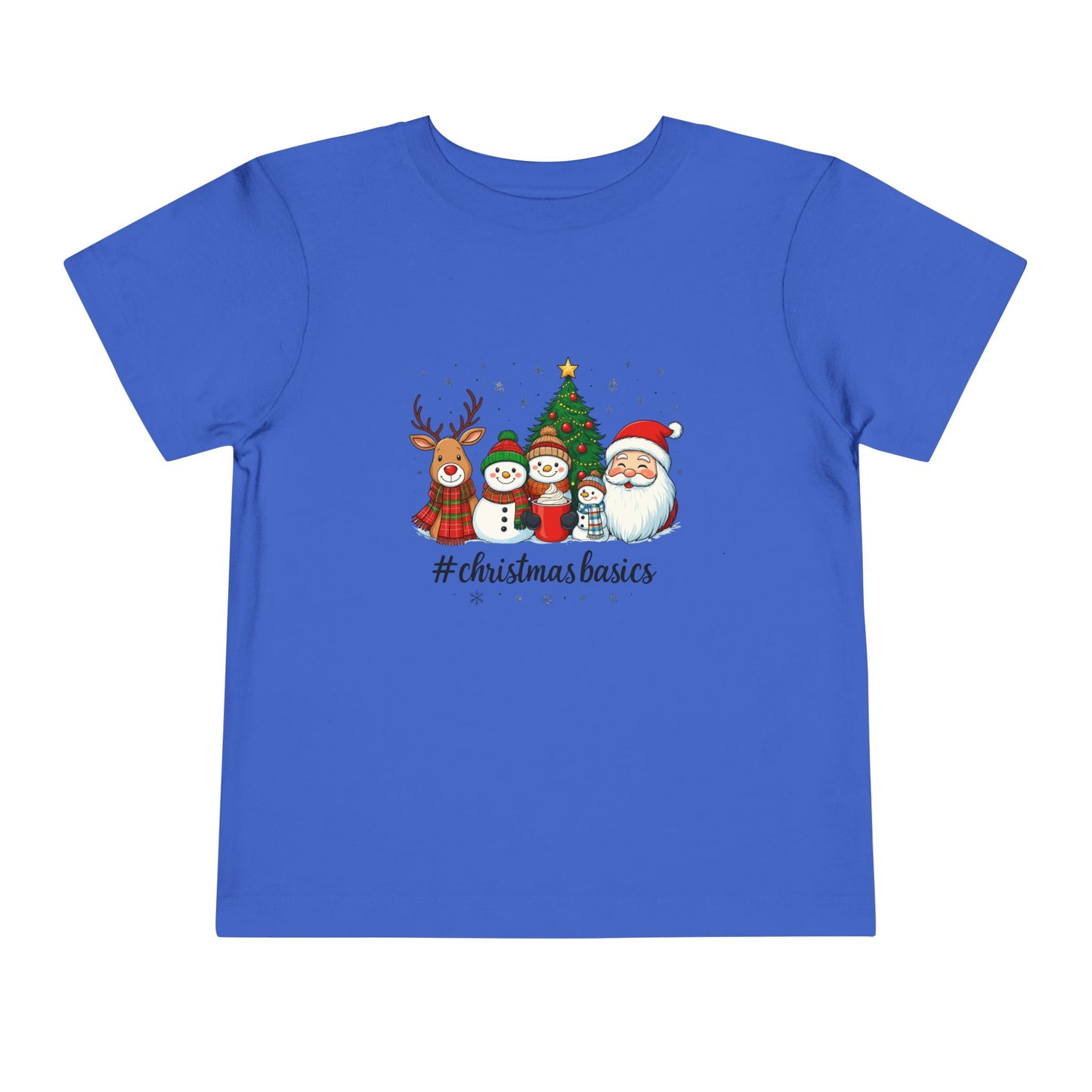 Christmas Basics Toddler Tee - Festive Holiday Fun