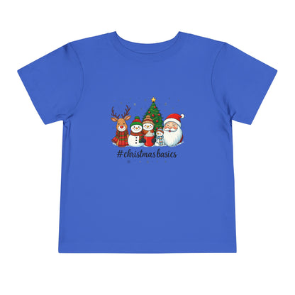 Christmas Basics Toddler Tee - Festive Holiday Fun