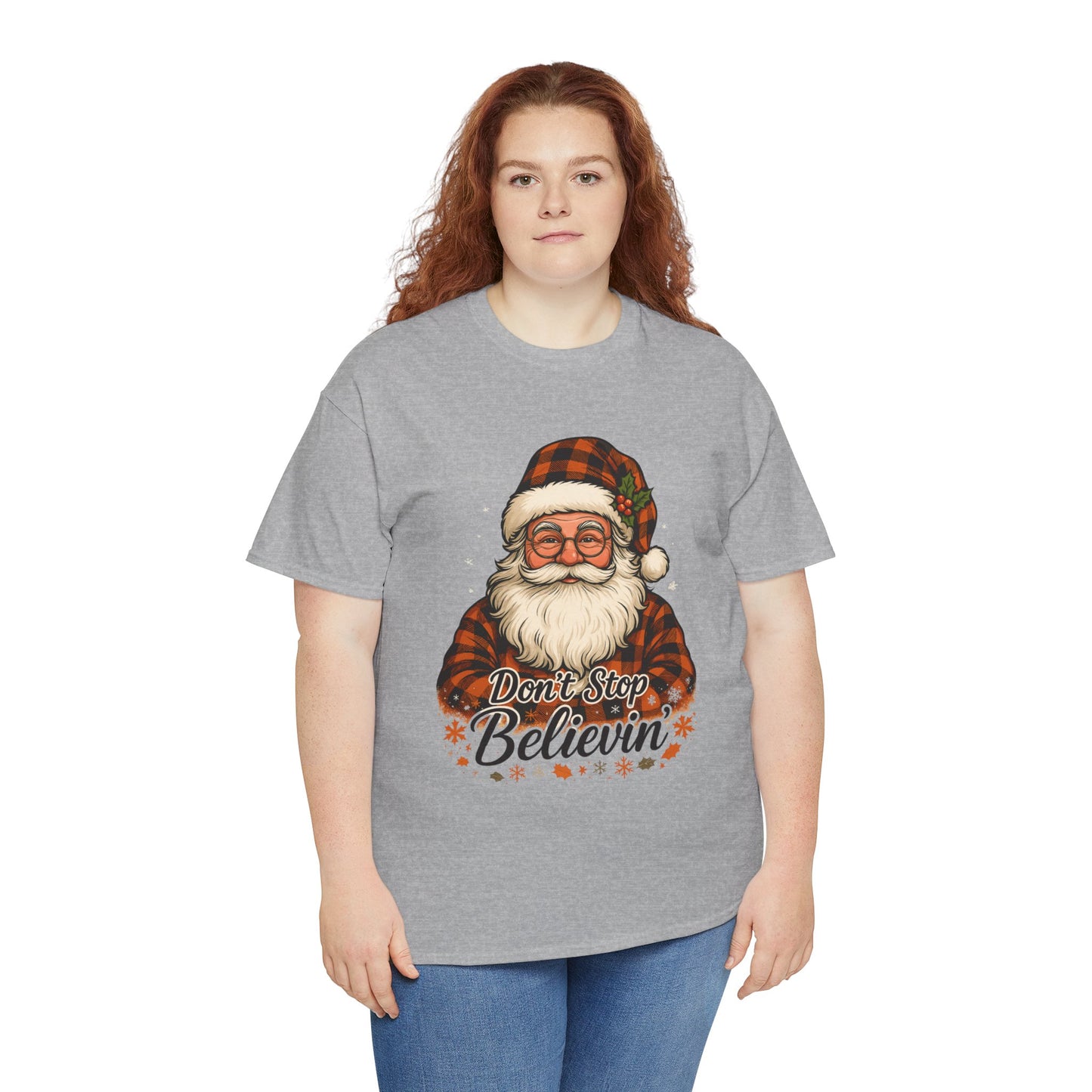 Santa Believes: Don't Stop Believin'  Tee