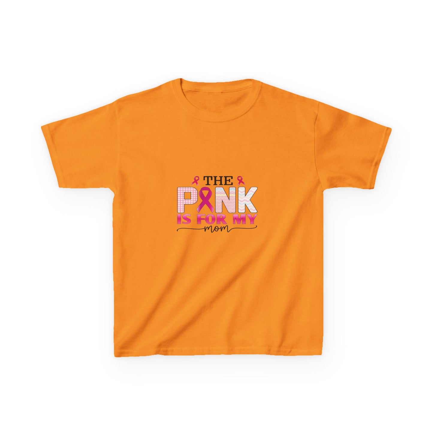 Pink Ribbon Mom Dinosaur Tee - Breast Cancer Awareness