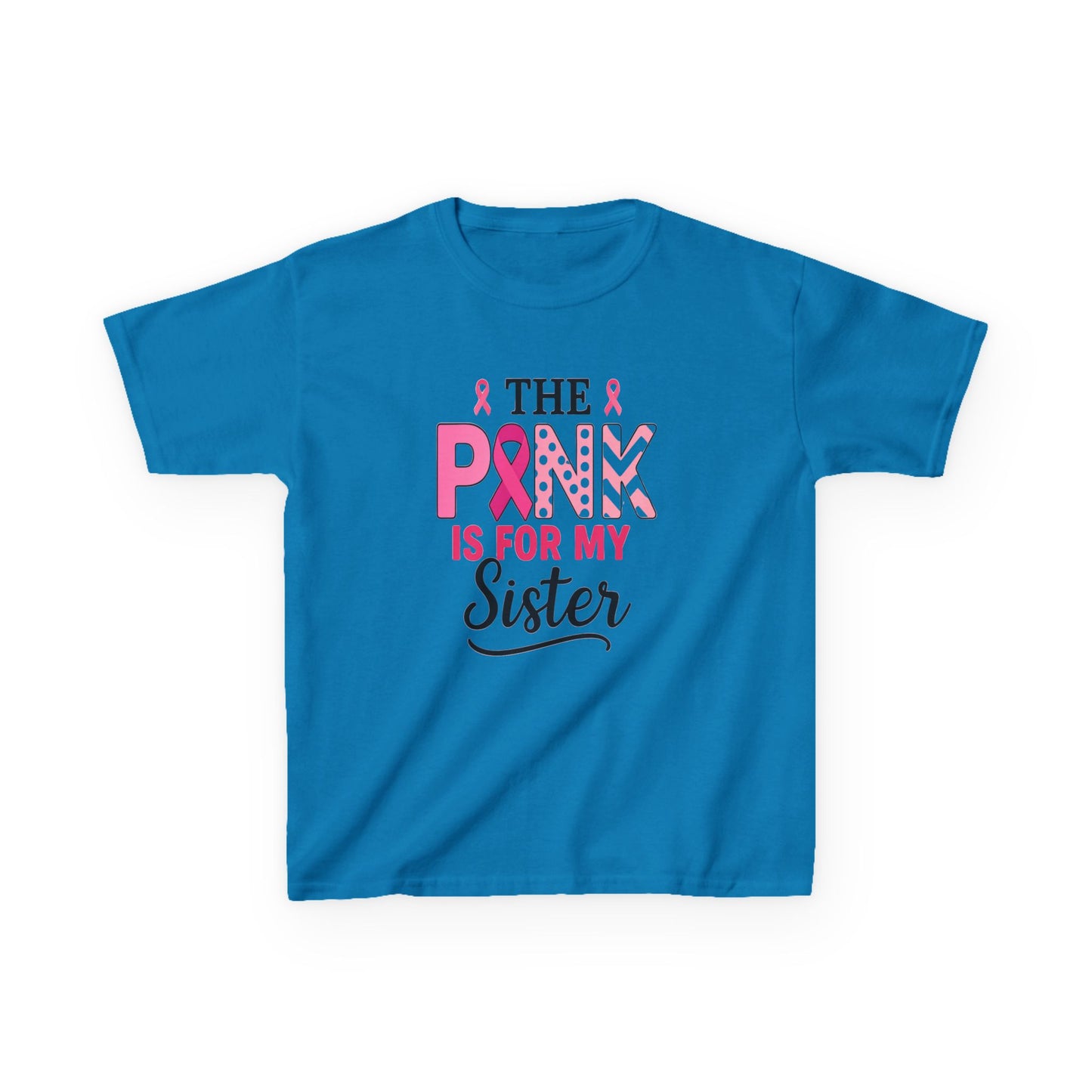 Pink Ribbon Sister Tee: Breast Cancer Awareness Gift