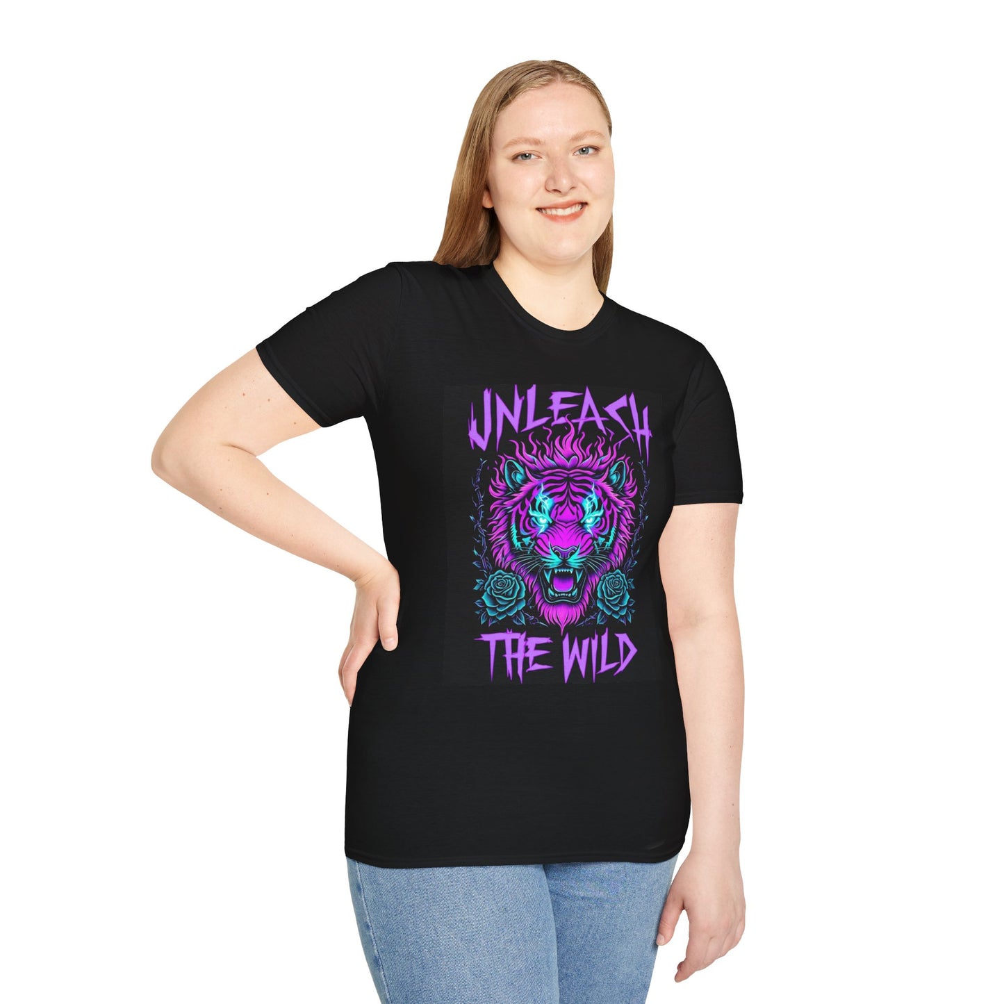 Unleash the Wild Graphic Tee | Cool Graphic Shirt, Unisex T-Shirt, Animal Lover Gift, Nature-Inspired Fashion, Festival Wear