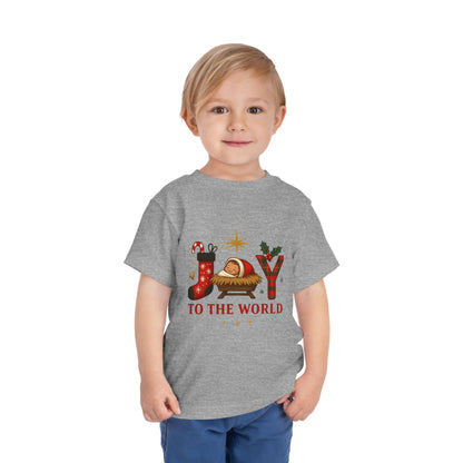 Joy to the World Toddler Christmas Tee