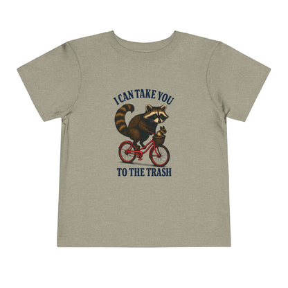 Raccoon Bike Ride Toddler Christmas Tee