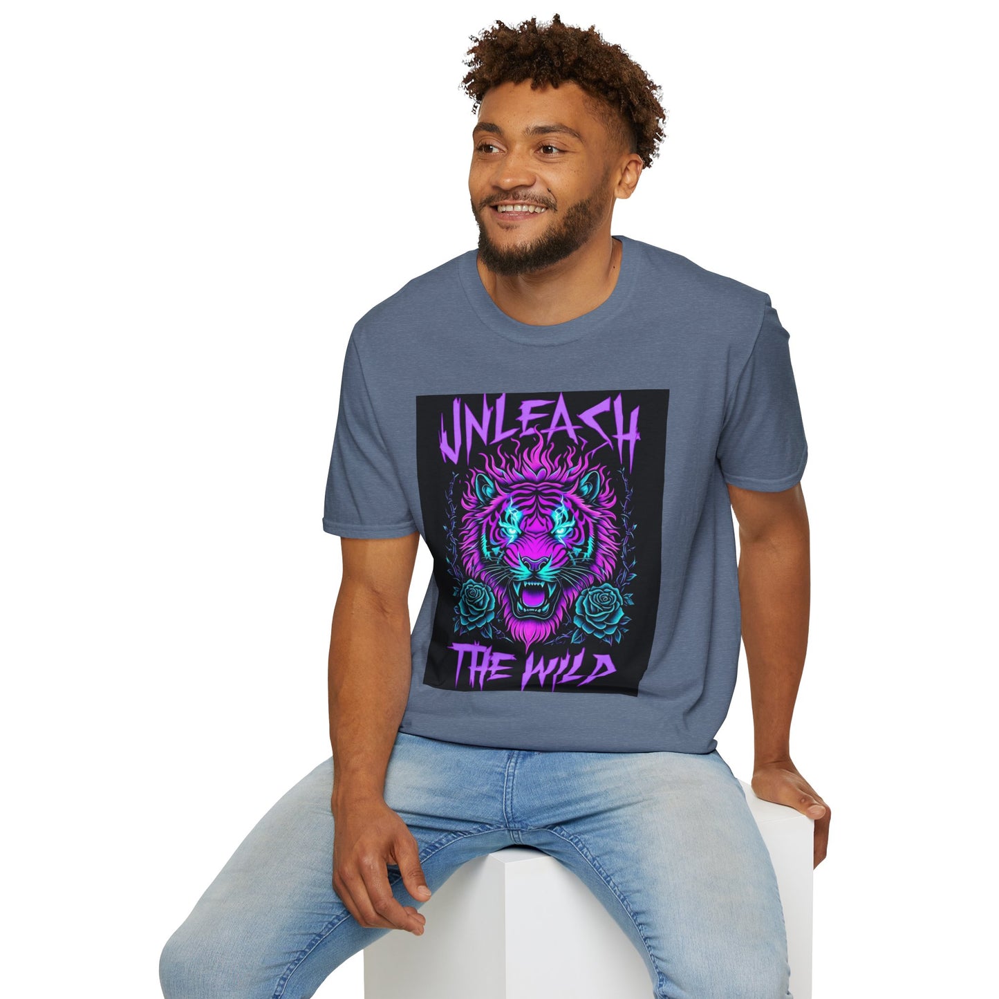 Unleash the Wild Graphic Tee | Cool Graphic Shirt, Unisex T-Shirt, Animal Lover Gift, Nature-Inspired Fashion, Festival Wear