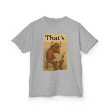 Bull Market Bathroom Break - Funny Kids Tee