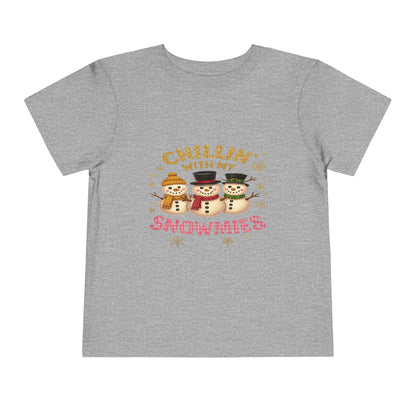 Chillin' with Snowmies Toddler Christmas Tee