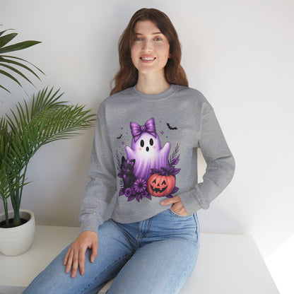 Cute Halloween Ghost Crewneck Sweatshirt